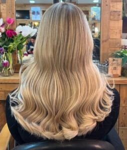 blonde highlights at best hairdressers in nottingham